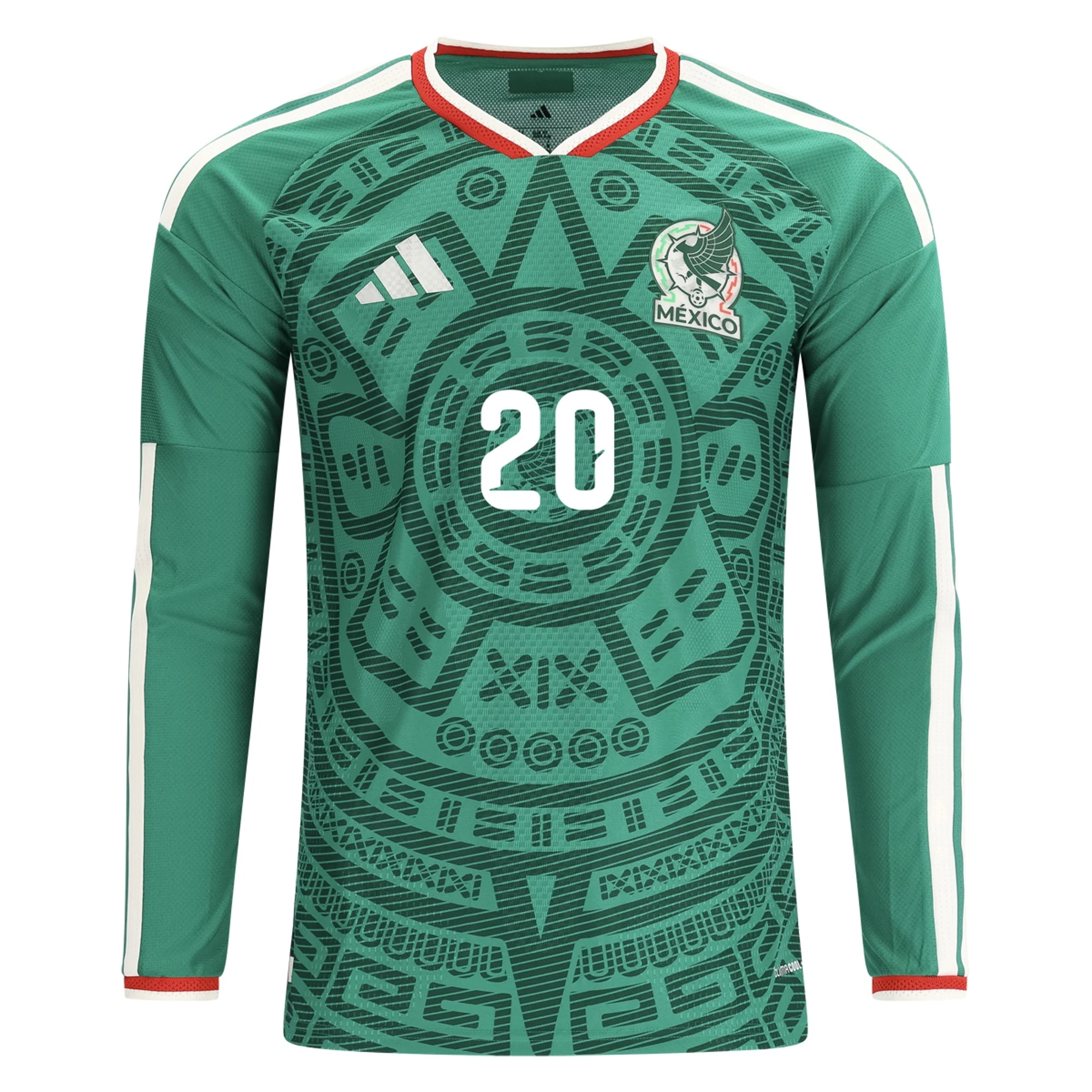 ponuda Nogometni Dresovi Meksiko Dugim Rukavima HENRY MARTIN #20 Domaći Komplet Svjetsko Prvenstvo 2026 komplet