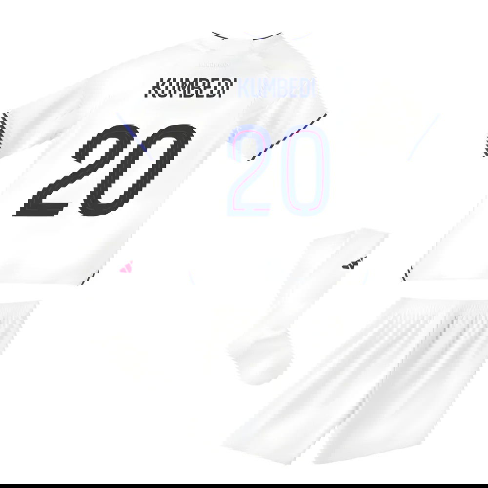 Nogometni Dresovi Olympique Lyonnais Dječji KUMBEDI #20 Domaći Komplet 2025-2026