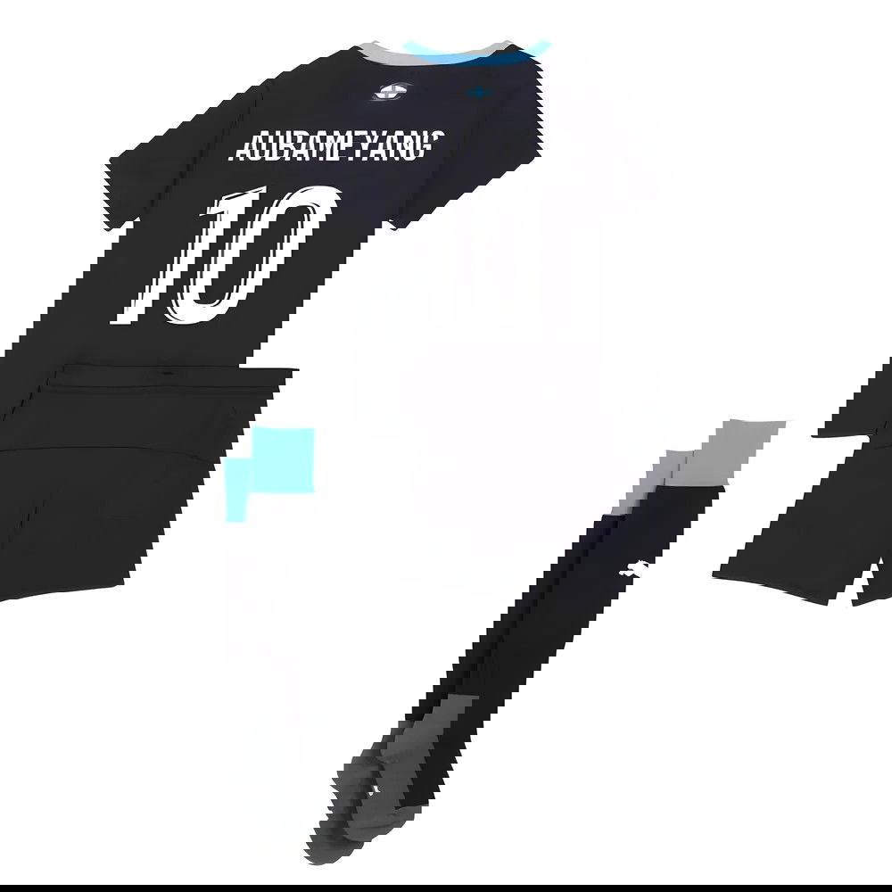 Nogometni Dresovi Olympique de Marseille Dječji AUBAMEYANG #10 Gostujući Komplet 2025-2026