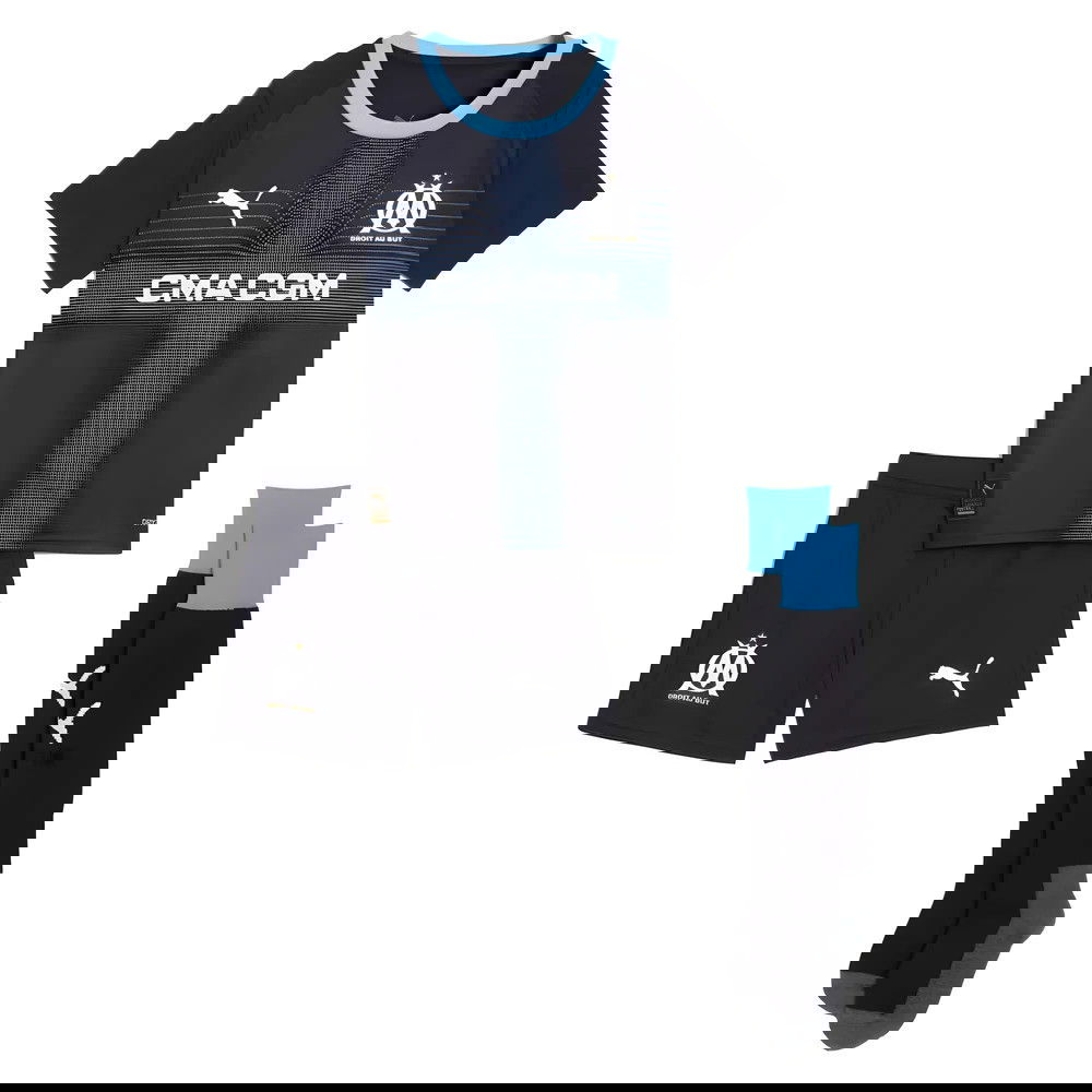 Nogometni Dresovi Olympique de Marseille Dječji Gostujući Komplet 2025-2026