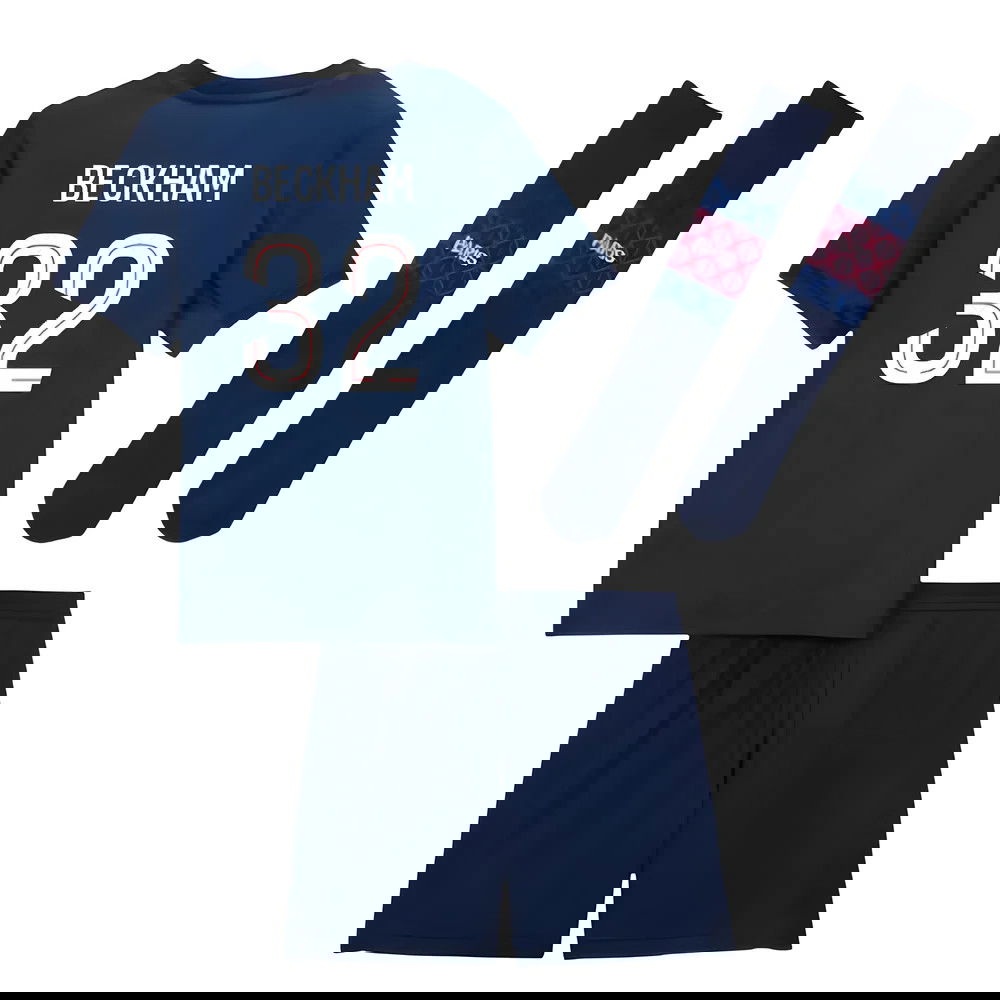 Nogometni Dresovi Paris Saint Germain PSG Dječji BECKHAM #32 Domaći Komplet 2025-2026