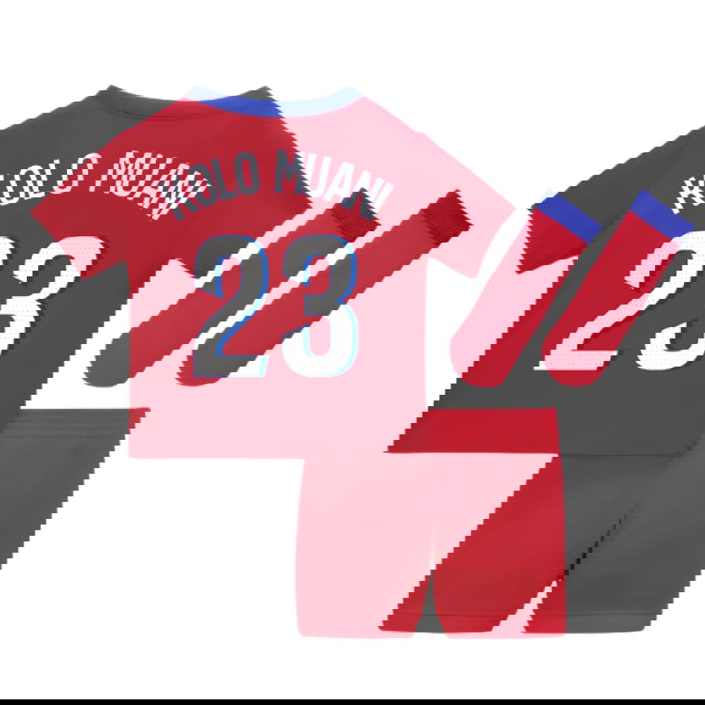 Nogometni Dresovi Paris Saint Germain PSG Dječji KOLO MUANI #23 Rezervni Komplet 2025-2026