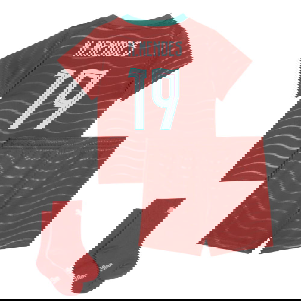 Nogometni Dresovi Portugal Dječji NMENDES #19 Domaći Komplet Svjetsko Prvenstvo 2026