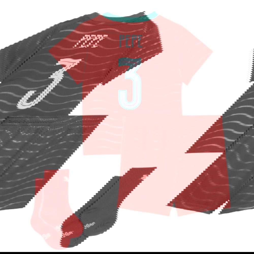 Nogometni Dresovi Portugal Dječji PEPE #3 Domaći Komplet Svjetsko Prvenstvo 2026