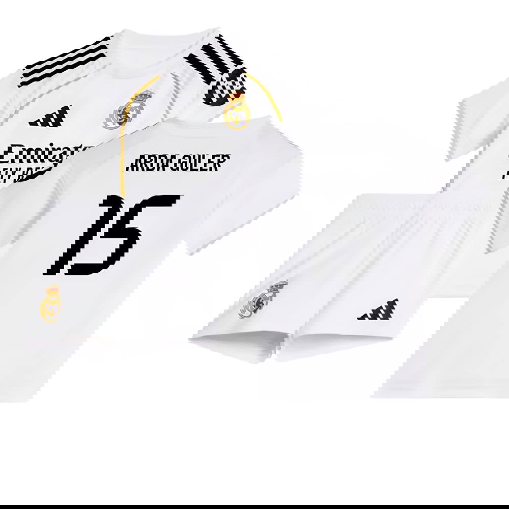 Nogometni Dresovi FC Real Madrid Dječji ARDA GULER #15 Domaći Komplet 2025-2026