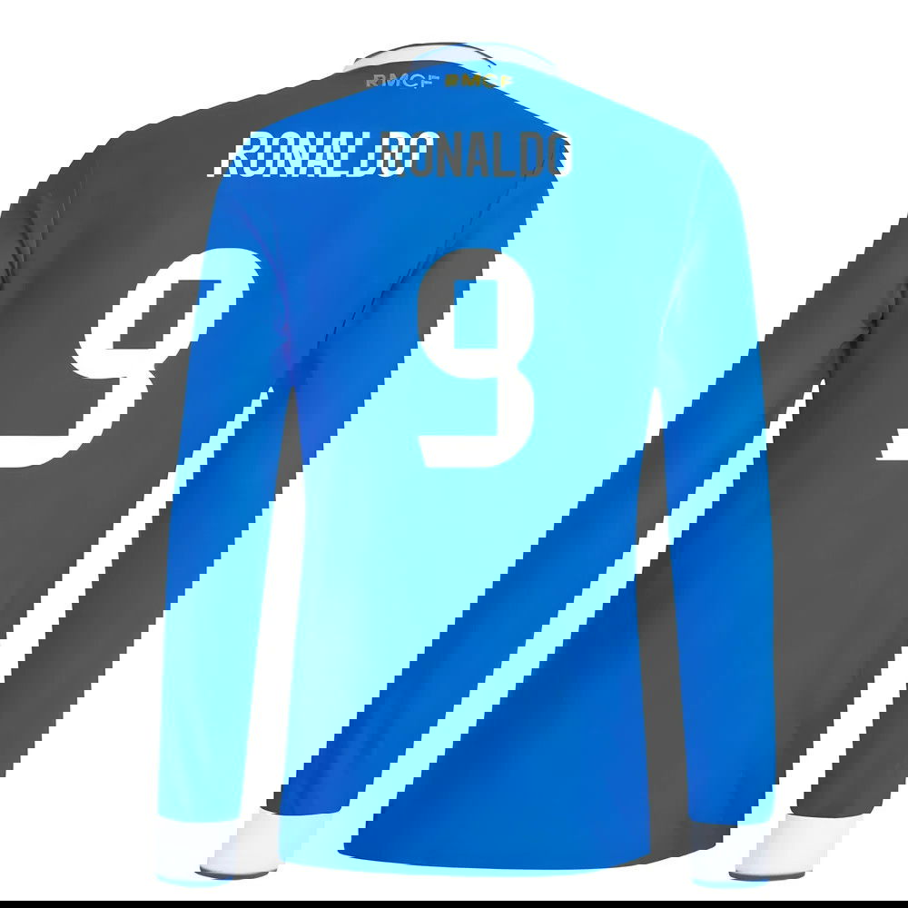 Nogometni Dresovi FC Real Madrid Dugim Rukavima RONALDO #9 Rezervni Komplet 2025-2026