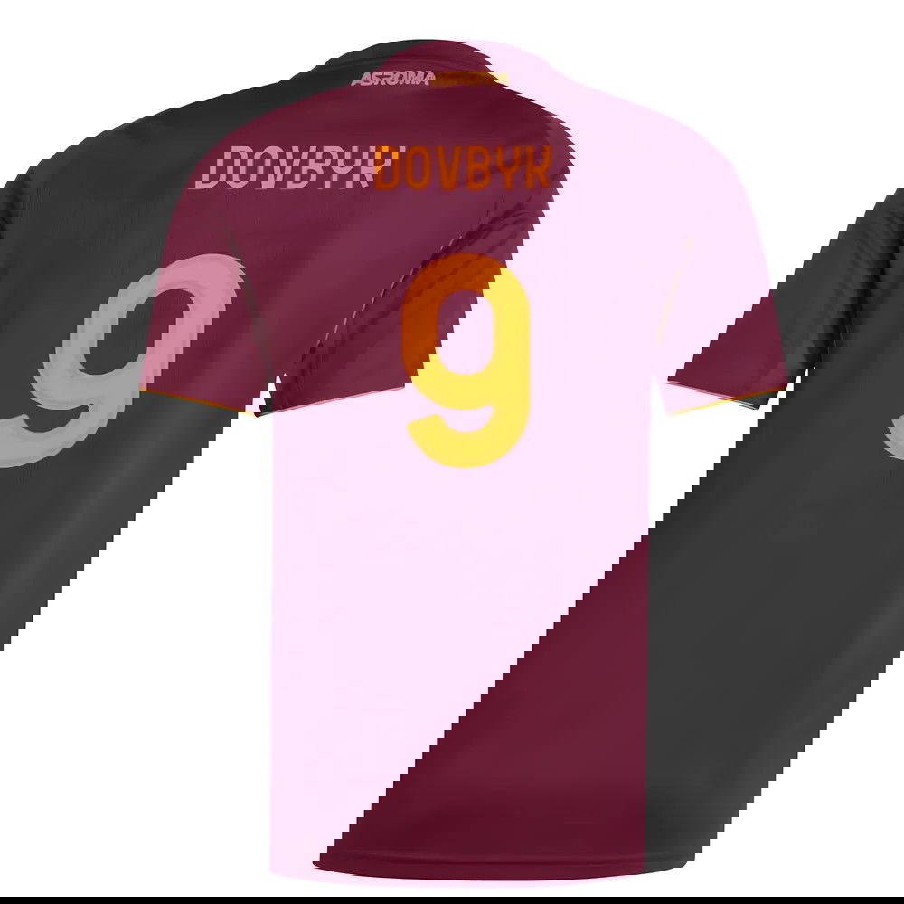 Nogometni Dresovi AS Roma DOVBYK #9 Domaći Komplet 2025-2026