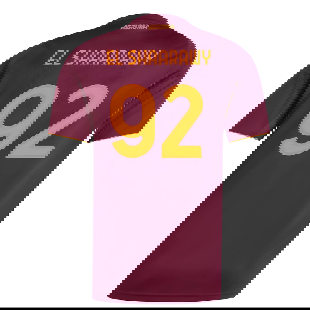 Nogometni Dresovi AS Roma EL SHAARAWY #92 Domaći Komplet 2025-2026