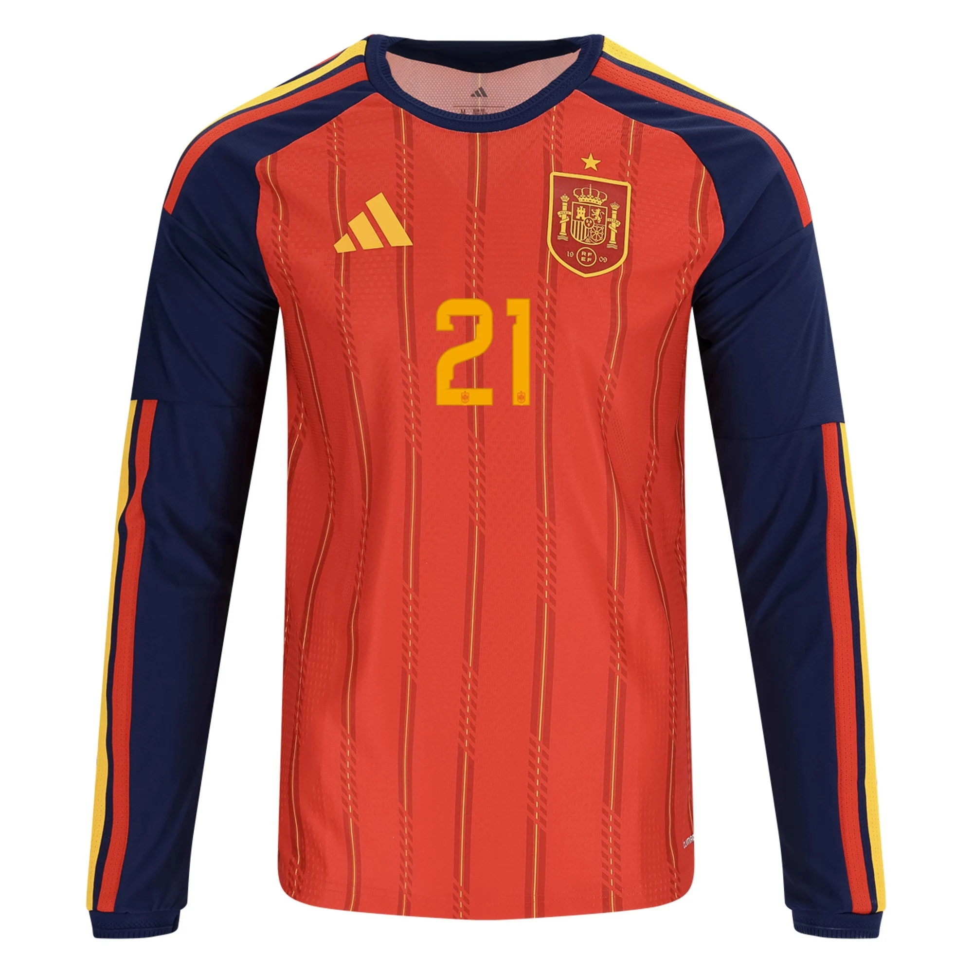 internet Nogometni Dresovi Španjolska Dugim Rukavima MIKEL OYARZABAL #21 Domaći Komplet Svjetsko Prvenstvo 2026 web shop